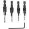 Screw Pilot Set 5pce Carded